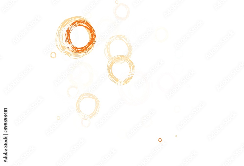 Light Red vector template with circles. Light Red vector template with circles.