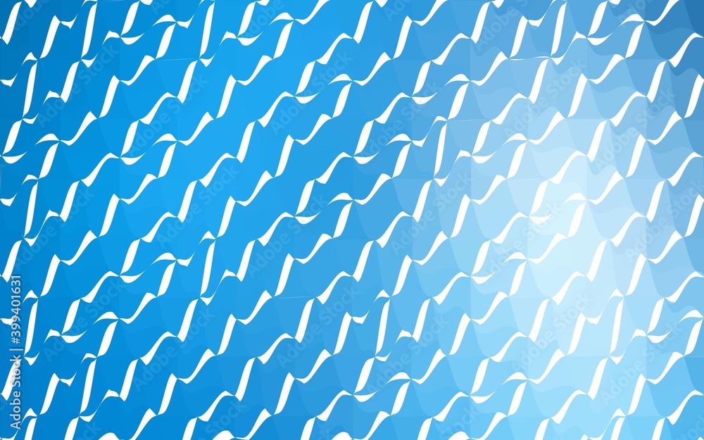 Fototapeta premium Light BLUE vector blurry triangle background design. Geometric background in Origami style with gradient.