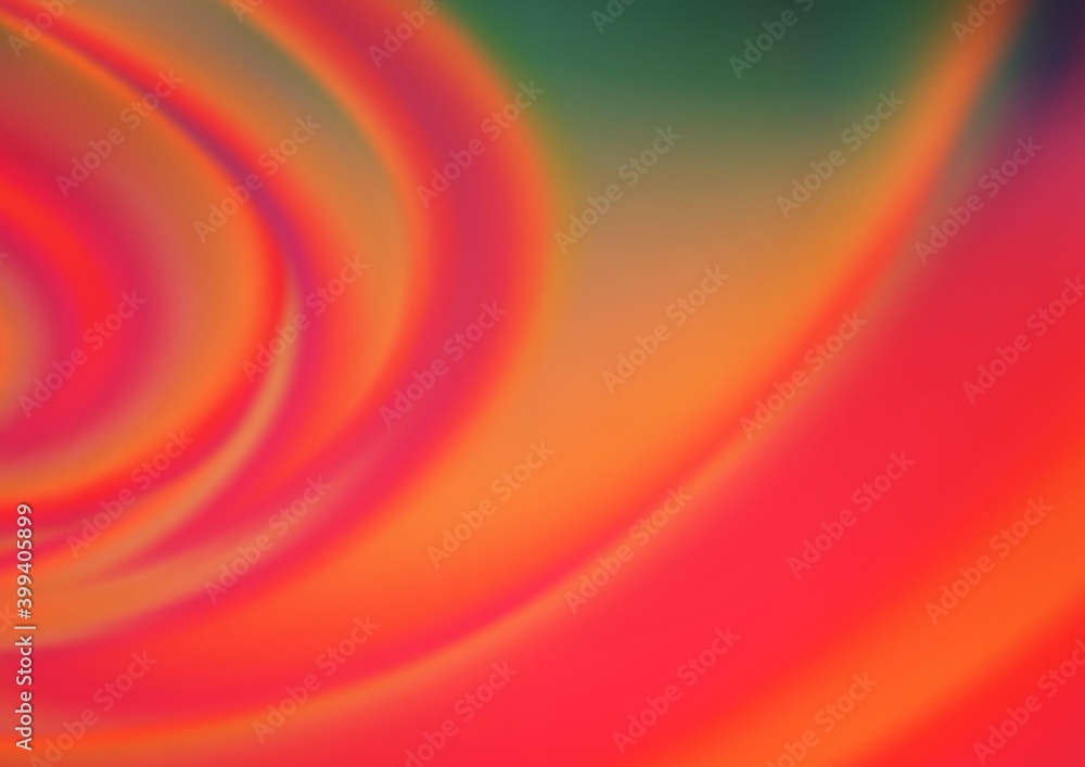 Obraz premium Light Red vector modern bokeh pattern.