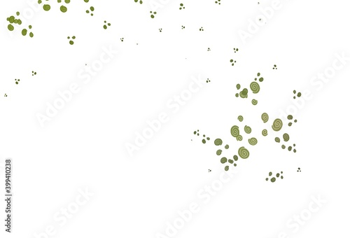 Light Green vector template with abstract lines. © Dmitry