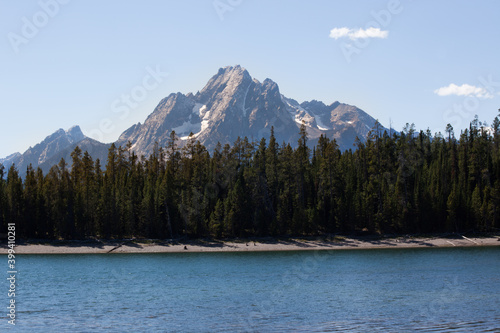 Teton Mountain with Water in the foreground