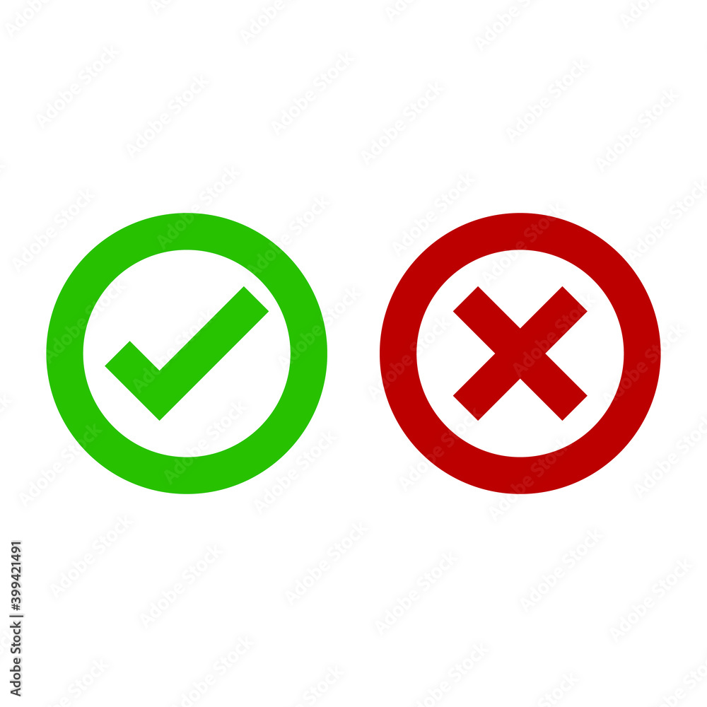 right and wrong answer, correct and incorrect sign, success and failure right and wrong answer, correct and incorrect sign, success and failure
