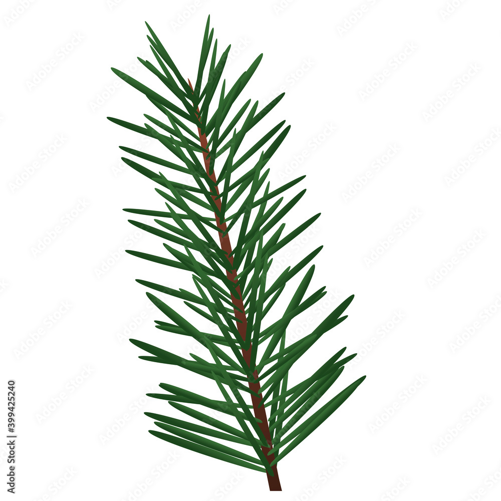 happy merry christmas fir leaf tree icon happy merry christmas fir leaf tree icon