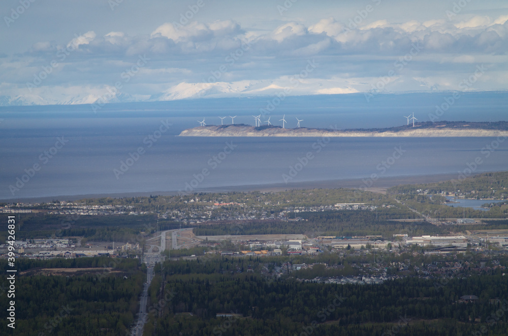 Fire Island behind Anchorage, Alaska