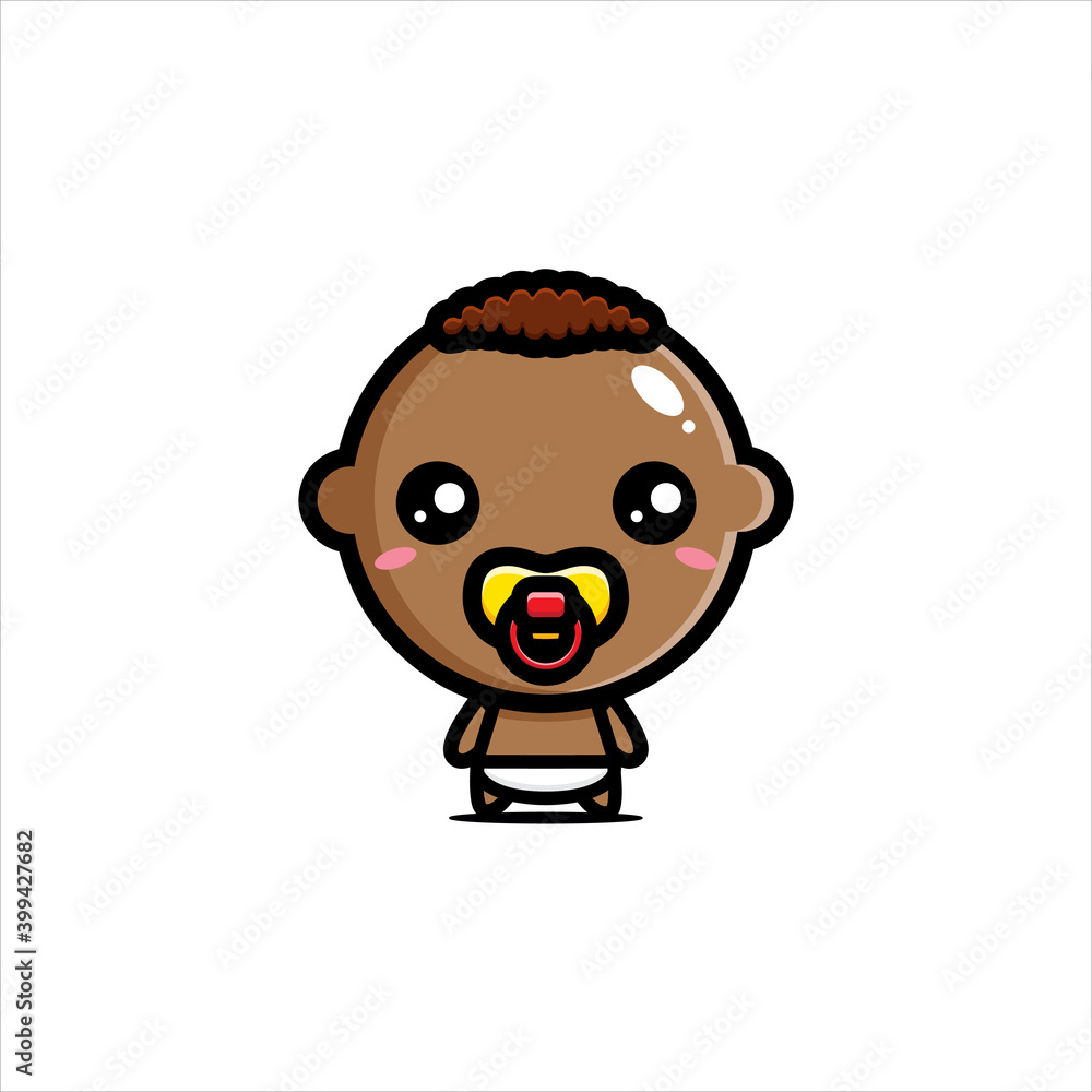 cute baby character vector design cute baby character vector design