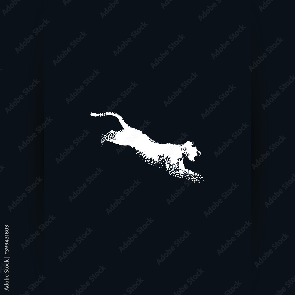 cheetah logo icon design with simple style cheetah logo icon design with simple style