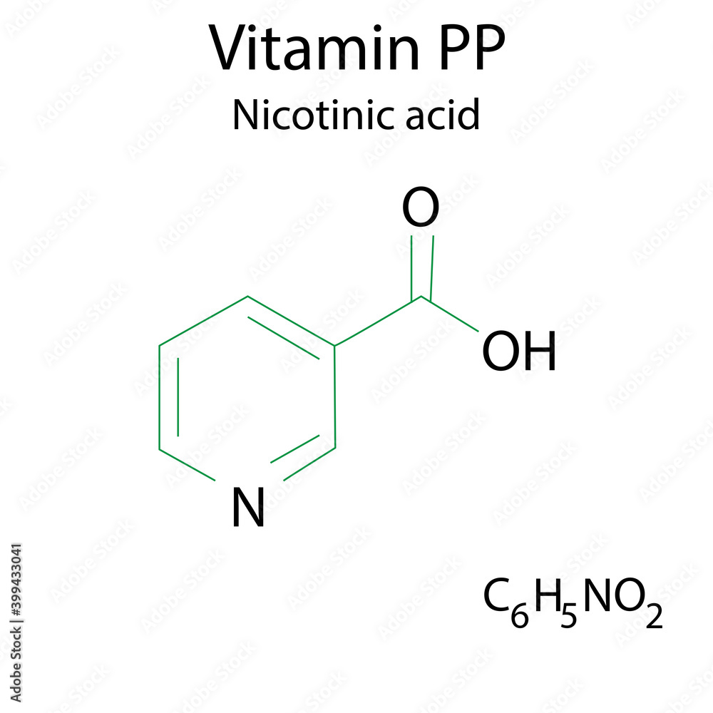 Nicotinic acid for medical design. Outline symbol. Medical research. Molecular structure pp. Stock image. EPS10. Nicotinic acid for medical design. Outline symbol. Medical research. Molecular structure pp. Stock image. EPS10.