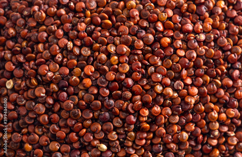 Background of Red Quinoa Closeup Background of Red Quinoa Closeup