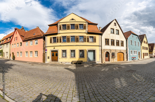 Spitalgasse street panorama. Streets in Rothenburg ob der Tauber with traditional German houses in morning light. Bavaria, Germany © Pawel Pajor