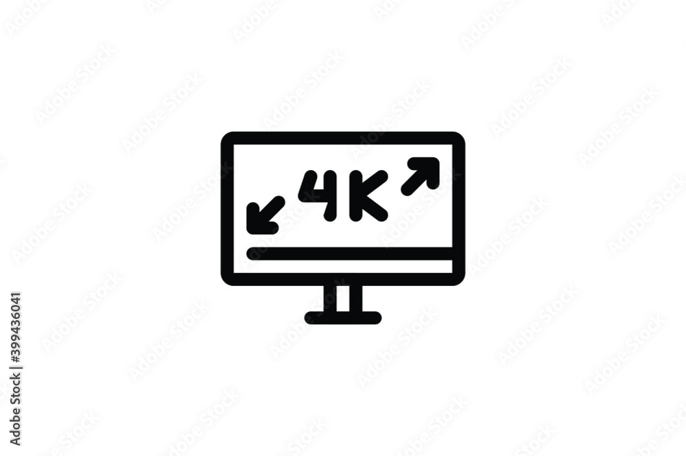 Television Outline Icon - Television Television Outline Icon - Television