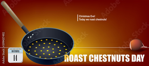 Postcard Roast Chestnuts Day