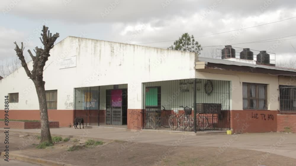 Exterior of a Public School in Argentina during the Coronavirus Lockdown. Exterior of a Public School in Argentina during the Coronavirus Lockdown.