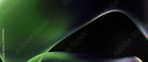 Abstract background. Fluid color gradient waves, with dynamic motion. Neon colorful abstract design of light waves. Illustration For Wallpaper, Banner, Background, Card, Book Illustration, website.