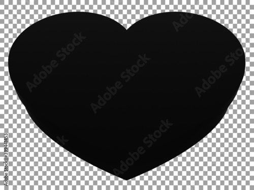 3d heart bok png