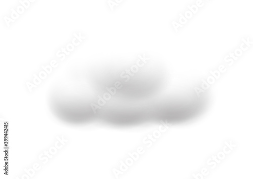 realistic cloud vectors isolated on white background ep88