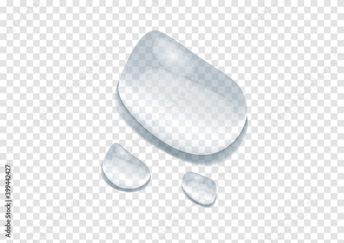 realistic water drop vectors isolated on transparency background ep68