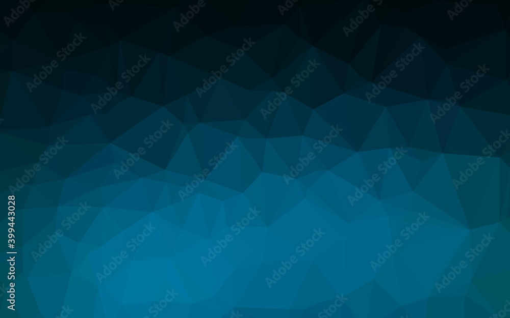 Light BLUE vector shining triangular background. Light BLUE vector shining triangular background.