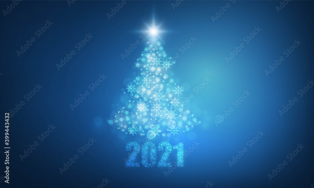 Happy new year and Christmas card with 2019 Magic blue color background. vector illustration Happy new year and Christmas card with 2019 Magic blue color background. vector illustration
