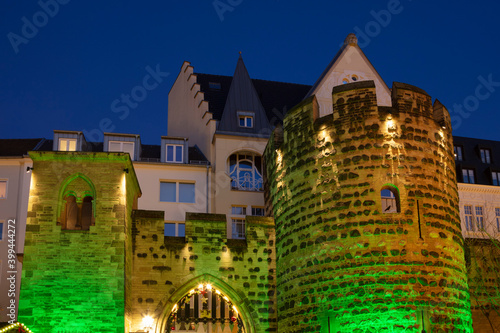 Lighted Tower, Bonn, North Rhine-Westpahlia, Germany, Europe photo