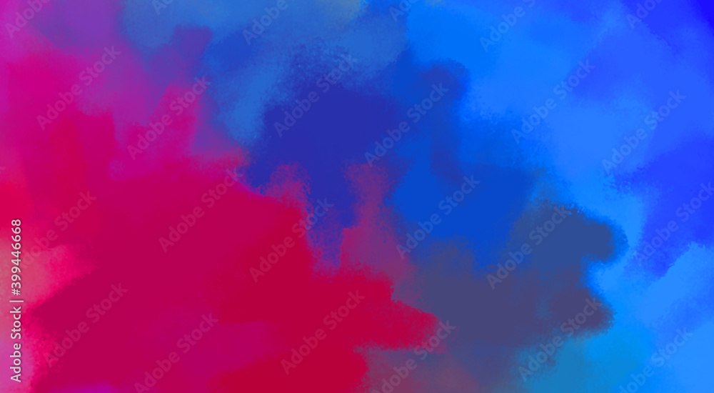 Naklejka premium Brushed Painted Abstract Background. Brush stroked painting. Artistic vibrant and colorful wallpaper.