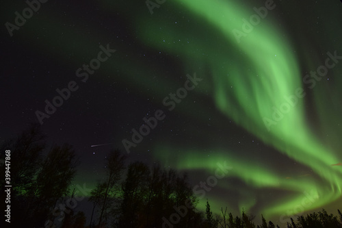 Alaskan aurora borealis dancing in a winter sky © JT Fisherman