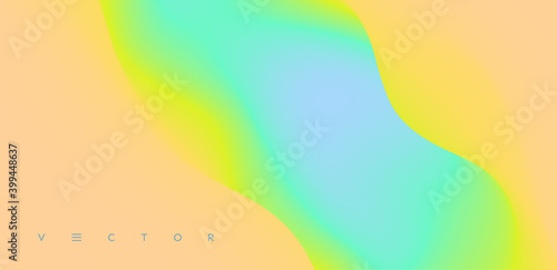 Abstract background with dynamic effect. Creative design poster with vibrant gradients. Vector Illustration for advertising, marketing, presentation. Mobile screen.