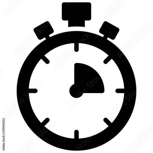 Performance icon in solid design 