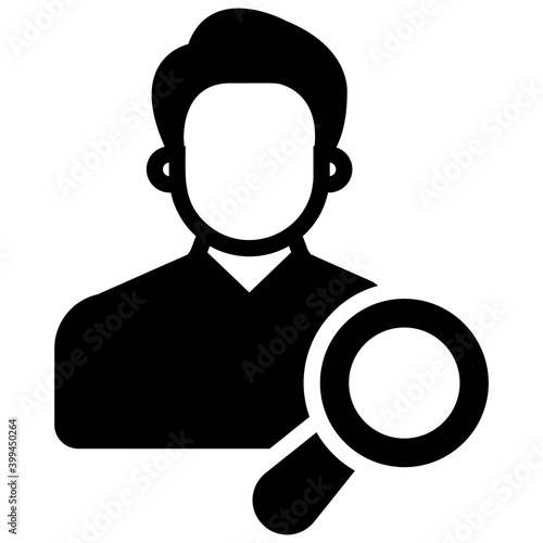 Executive search filled vector design 
