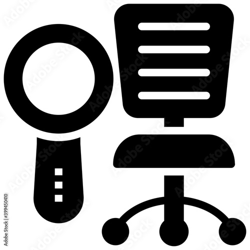 Vacant seat filled vector design 