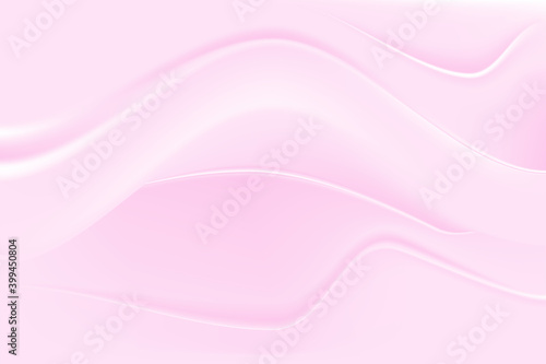 pink cloth texture wave shadow soft. crumpled fabric background. illustration vector