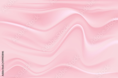 pink cloth texture wave shadow soft. crumpled fabric background. illustration vector