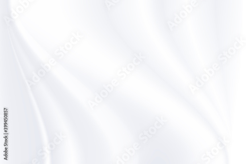 crumpled fabric texture. cloth soft wave creased white abstract background. illustration vector
