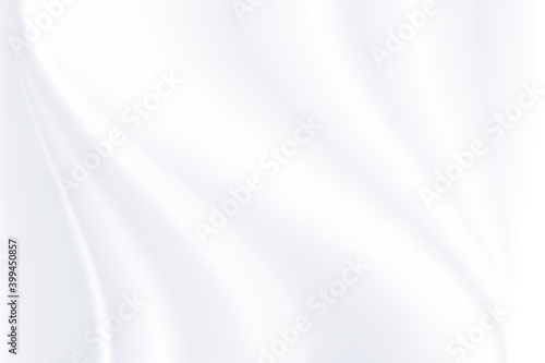 crumpled fabric texture. cloth soft wave creased  white abstract background. illustration vector