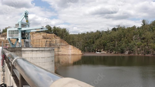 Big Crane located at the Dam Wall of Warragamba Dam Sydney Australia photo