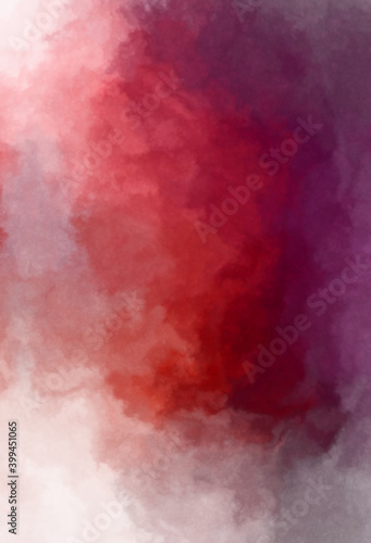 Watercolor painted background. Abstract Illustration wallpaper. Brush stroked painting. 2D Illustration. © Hybrid Graphics