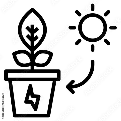 Icon of energy consumption resources 