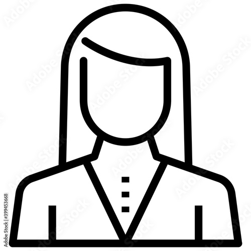 Actor icon design line vector 