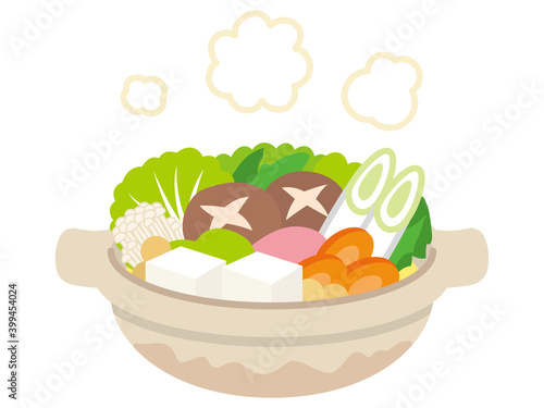 野菜たっぷりの鍋料理