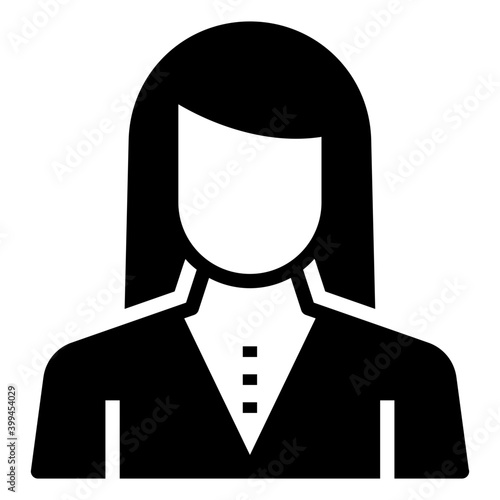 Actor icon design solid vector 