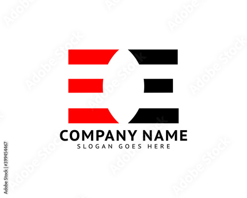 Initial Letter EE Logo Template Design