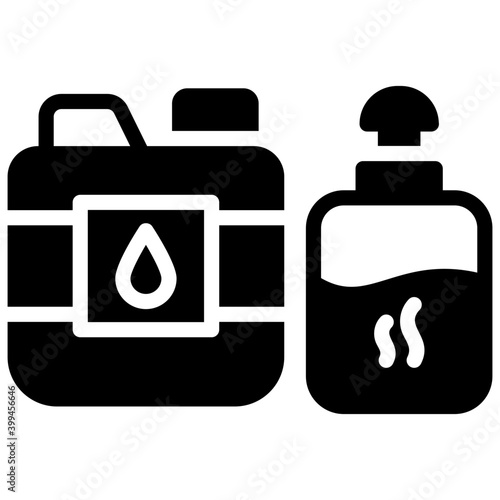 Kerosene oil icon filled vector 