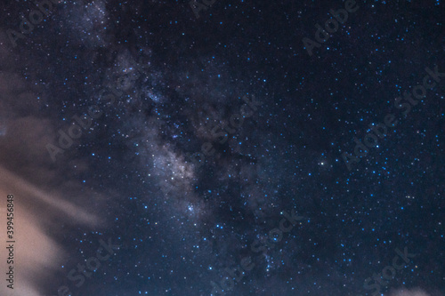 Abstract Milky Way on the sky in the night time