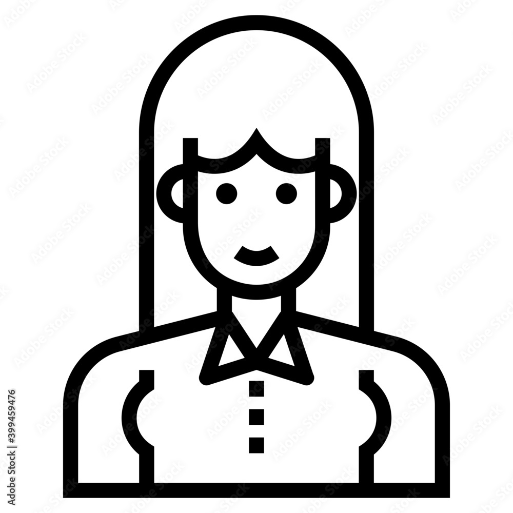 Teacher icon isolated on white background Teacher icon isolated on white background