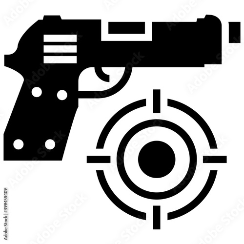 Shooting game vector filled design