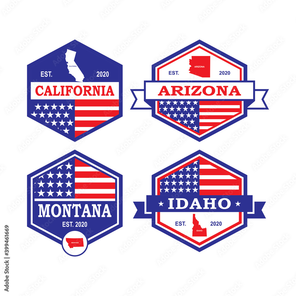 A Set Of America Vector , A Set Of Country Logo