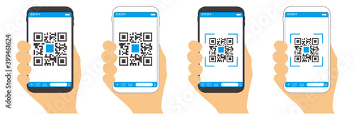 Qr code payment , online shopping
