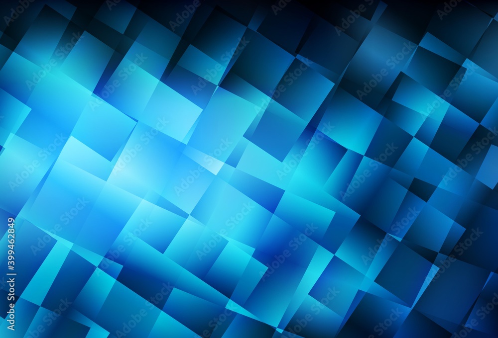 Dark BLUE vector pattern in square style. Dark BLUE vector pattern in square style.