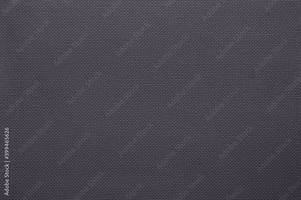 Grey canvas fabric cloth texture background, seamless pattern of