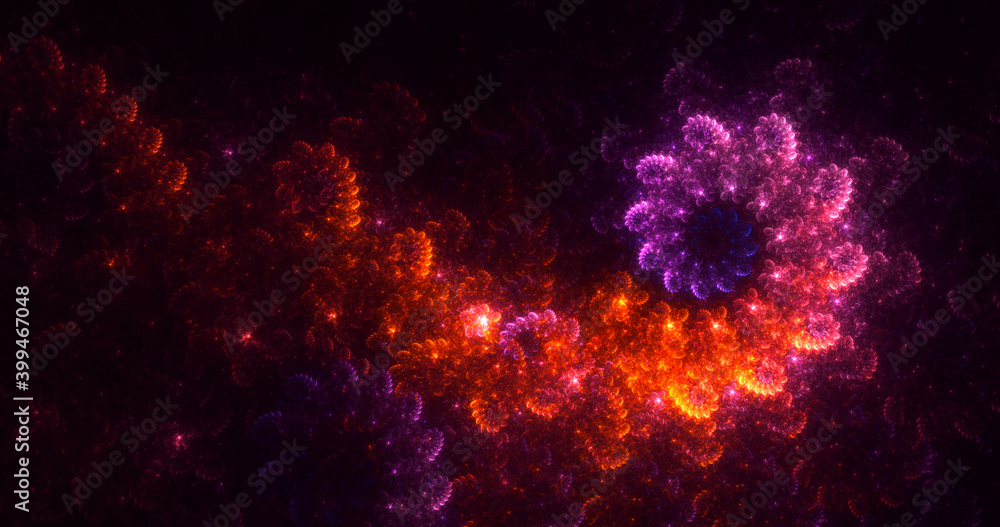 3D rendering abstract multicolor fractal light background
3D rendering abstract multicolor fractal light background