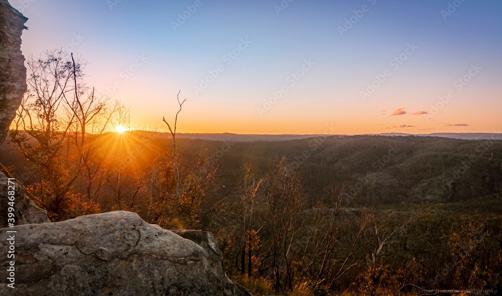 Sunset, Pulpit Rock, Blackheath, NSW, Australia